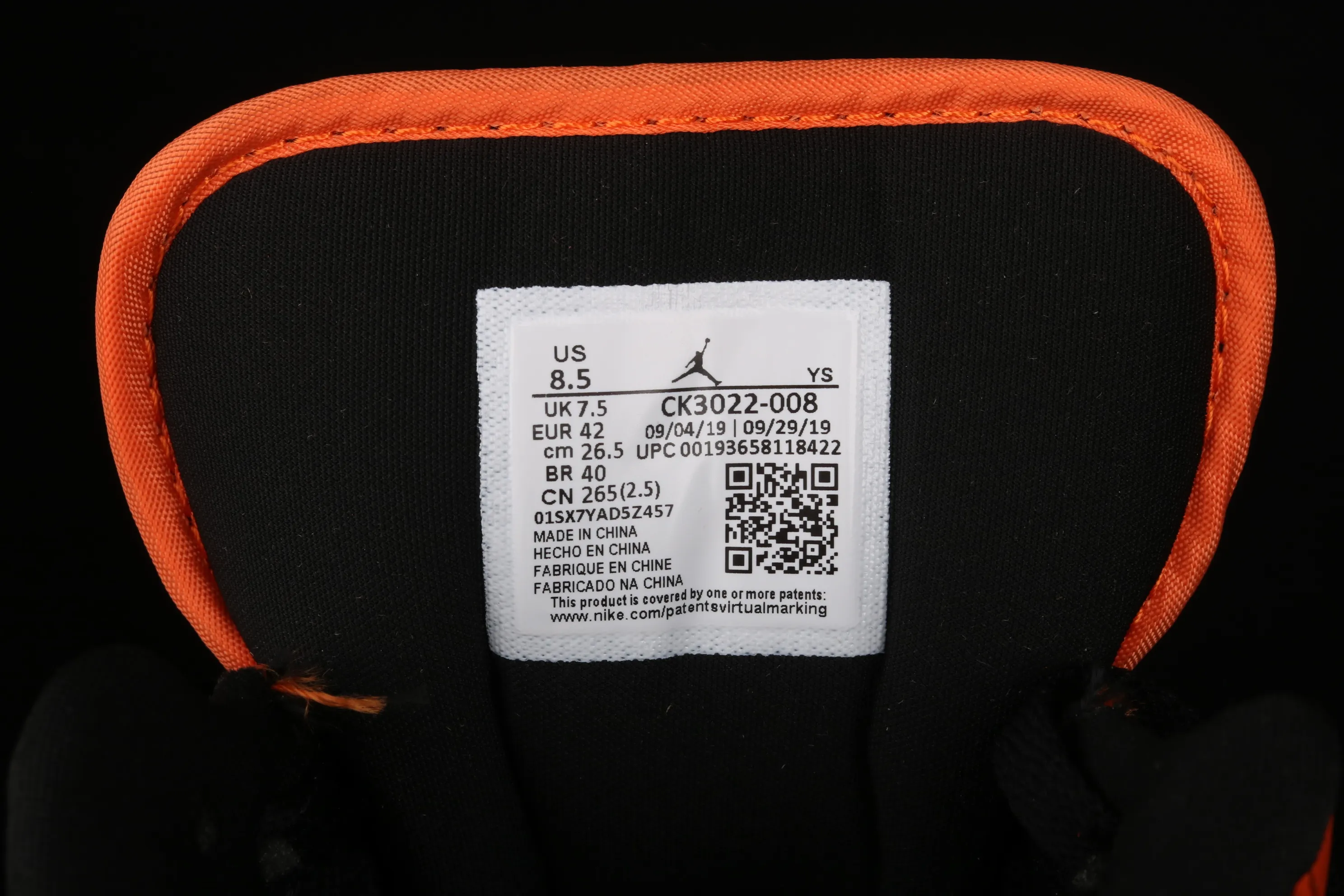 All categories Air Jordan Jordan series basketball shoes Air Jordan 1 Low Air Jordan 1 Low AJ1 Joe 1 low-top cultural basketball shoes CK3022-008